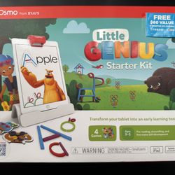 Osmo Little Genius Starter Kit - Brand New! Ages 3-5