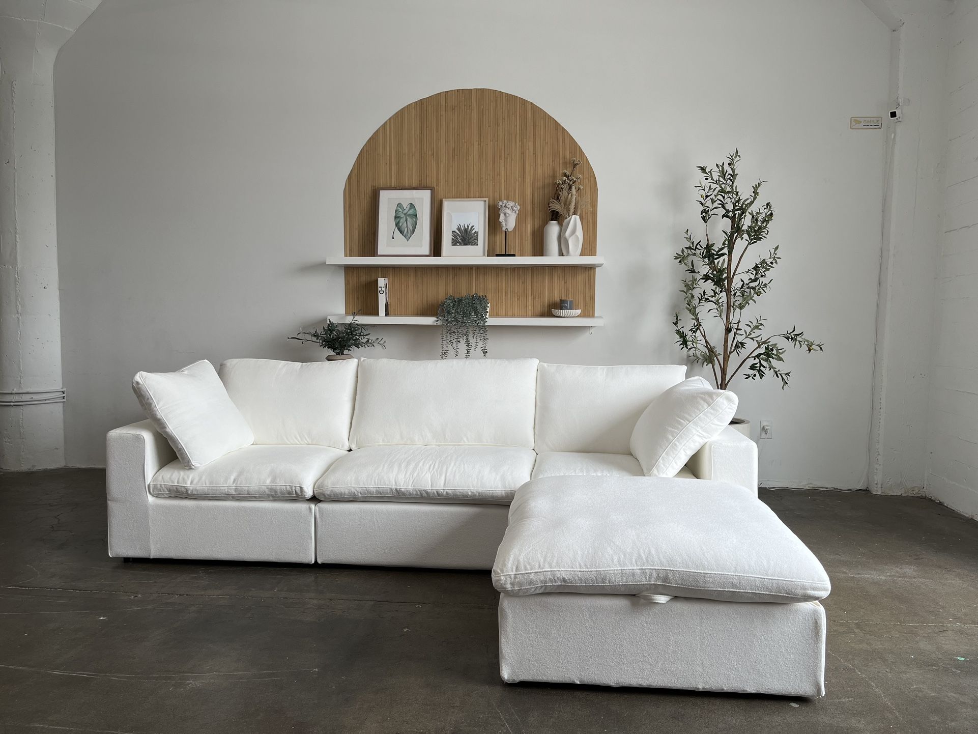 White Cloud Sectional Couch