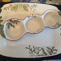Home and garden holiday platter