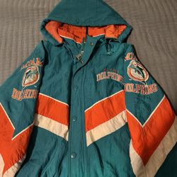 Miami Dolphins RARE Vintage Starter Puffer 90’s