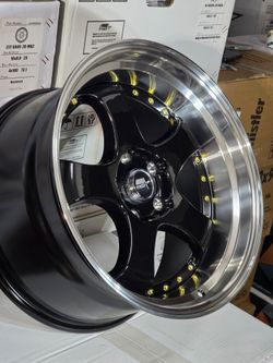 18x9.5 NEW DEEP DISH MST MT07 WHEELS/RIMS. 5X114.3