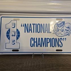 1982 National Champions License Plate(Dean Edition)