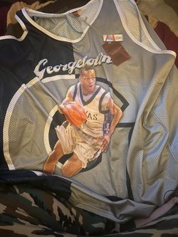 Allen Iverson Georgetown Mitchell and ness jersey 5XLB