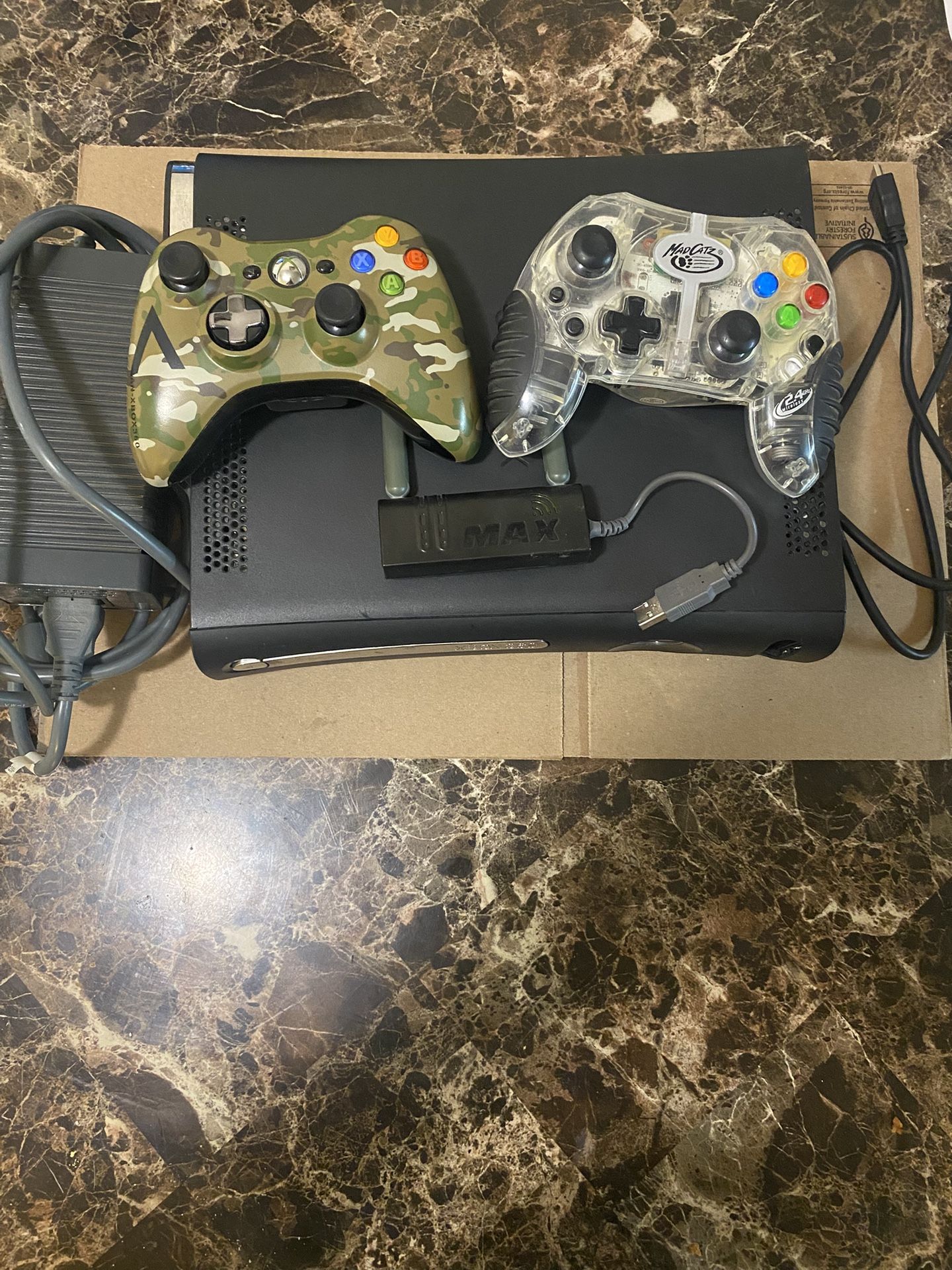 Used Xbox 360 120 Gig With 28 Games Save On Hard Drive 2 Controllers X Box360 Bundle 135 Or Trade For A Nintendo Switch With Games Open For Trades