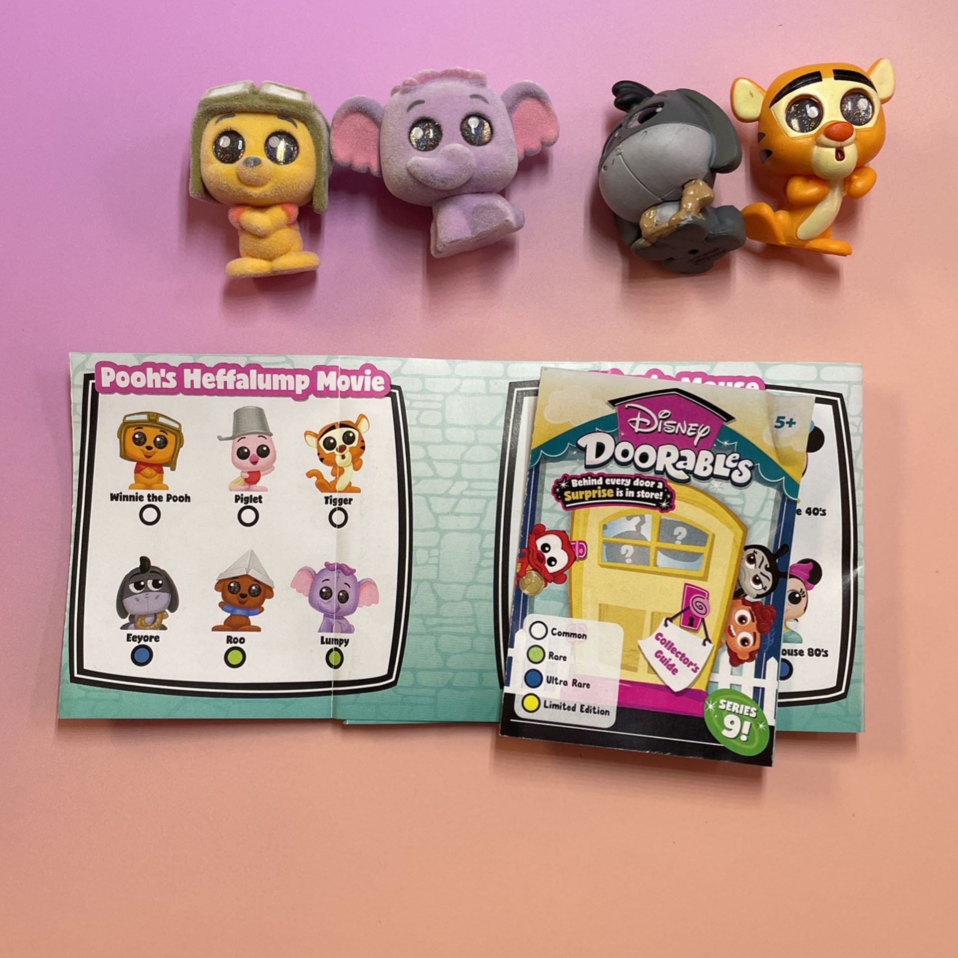 Disney Doorables - Series 9 - Pooh’s Heffalump Movie - Lot of 4