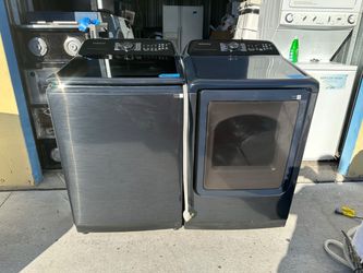 Samsung heavy duty washer and electric dryer