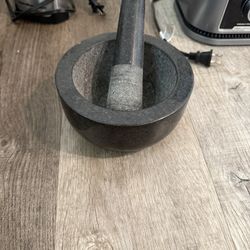 Granite Mortar And Pestle 