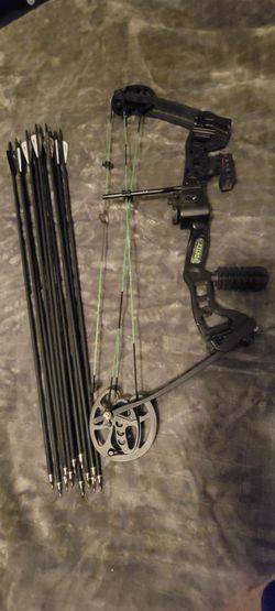 Vortex Compound Bow with Arrows