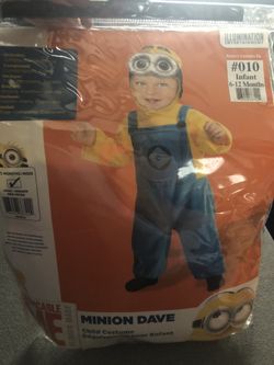 Minion costume 6-12months