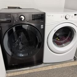 Washer And Dryer In Great Working Condition LG And Whirlpool 