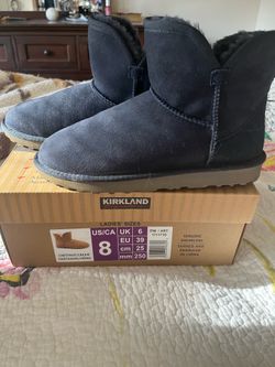 Blue shearing boots 8