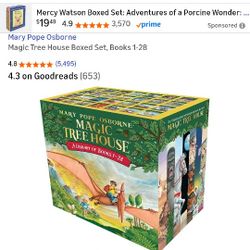 Magic Treehouse Book Set 1-28