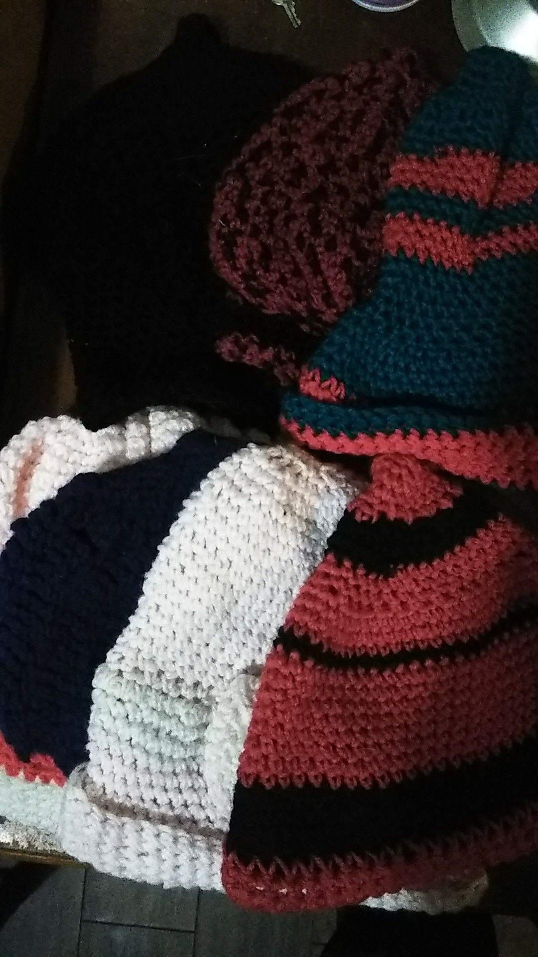 Crowshay beanies 5$ dog sweaters 10$ a piece