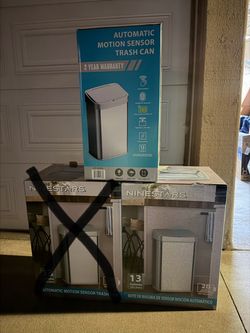 13 Gal. Stainless Steel Trash Can