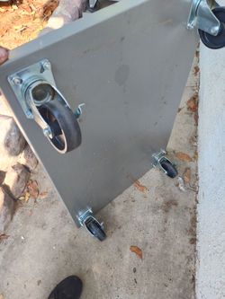 Uline cabinet dollys. 36"x24"with  locking wheels. $60 each l have a few. I can deliver for extra.