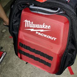 Milwaukee Pack Out Backpack And 2.0 Battery 