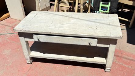 Vintage shabby chic coffee table