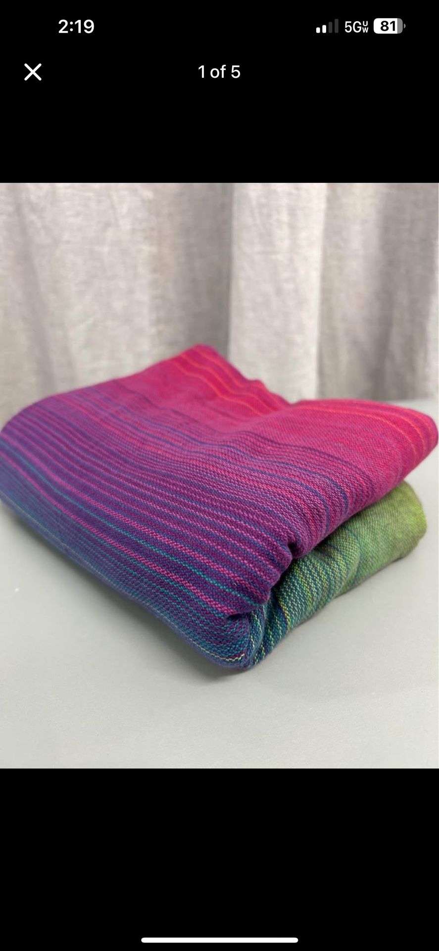 Girasol Baby Wrap Like New 