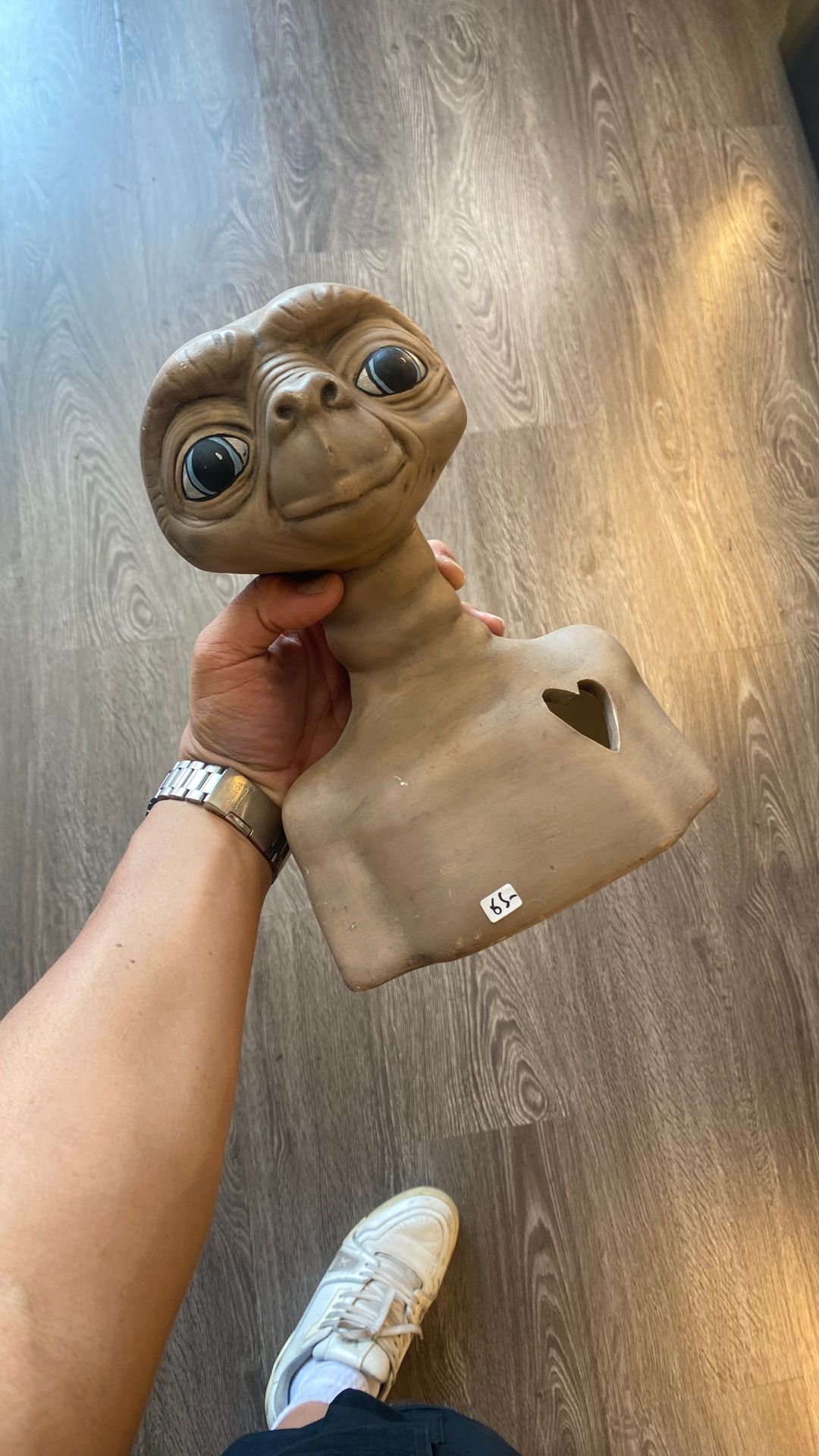 Vintage 1983 Ceramic E.T Statue Head 
