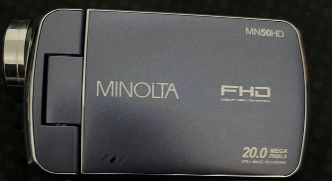 Minolta MN50HD 1080p Full HD 20MP Digital Camcorder, Blue
