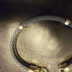 Live Wire  Bracelet 14k Gold  Hardware 