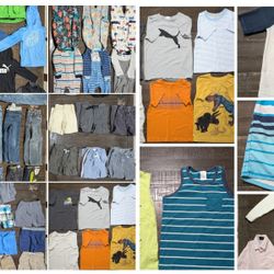 67 Piece Lot Of 5 5/6 Boys Clothes All Season