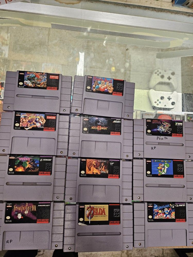 Super NINTENDO Games All Individual Price 