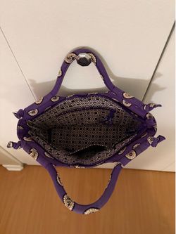 Vera Bradley Gabby Satchel Handbag Simply Violet