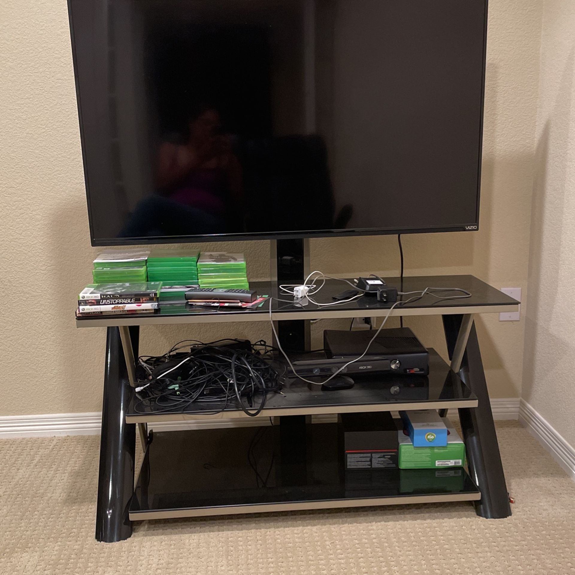 Vizio TV and Stand