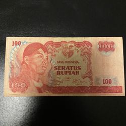 1968 100 RUPIAH