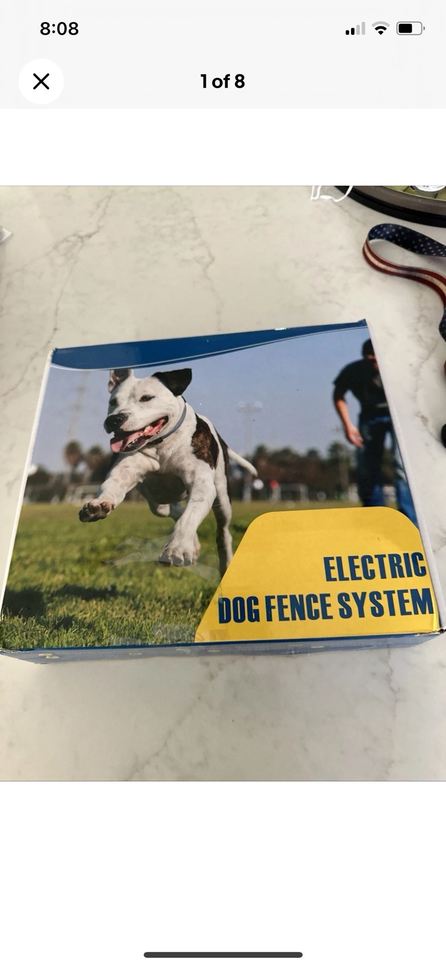 Electric Dog Fence System. 2 Collar Water Proof And Rechargeable.