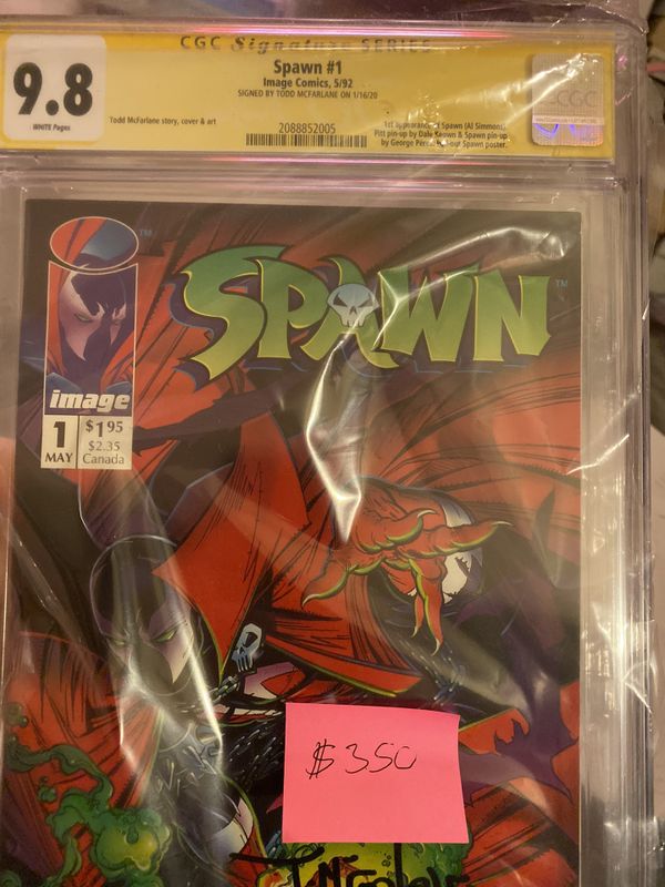 spawn 1 signed todd mcfarlane