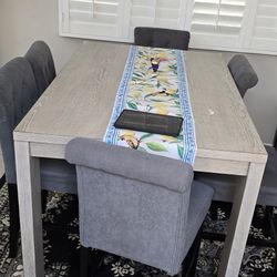 Gray 10-piece Dining Set Seats 8