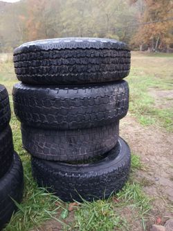 Lots Of New And Slightly Used Tires Thumbnail