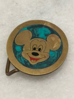 Disney Vintage Mickey Mouse Belt Buckle