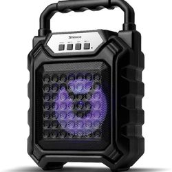 Portable Bluetooth Speaker w/LED Perfect for Home Audio Entertainment