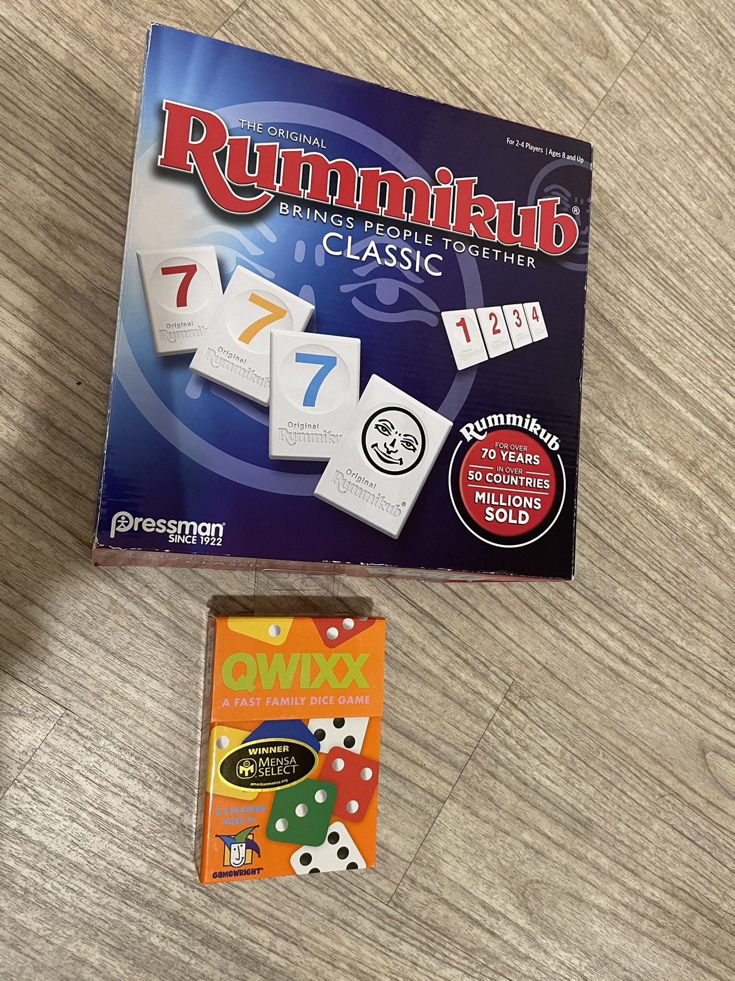 Rummikub & Qwixx Family Games - Complete Sets!