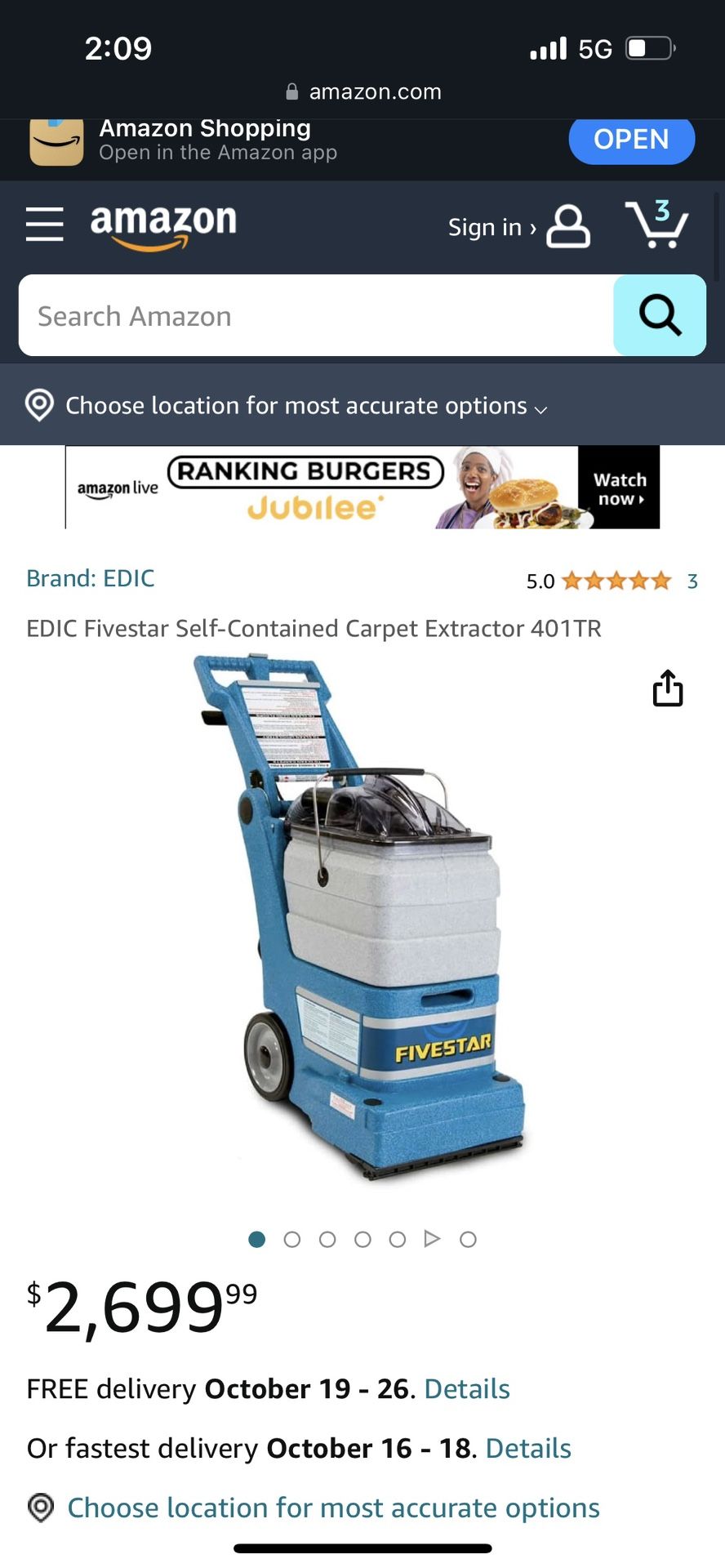Five Star Carpet Cleaner