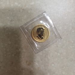 2012 Canada Maple Leaf 1/10 Oz 999.9 Gold Coin.  Sealed 