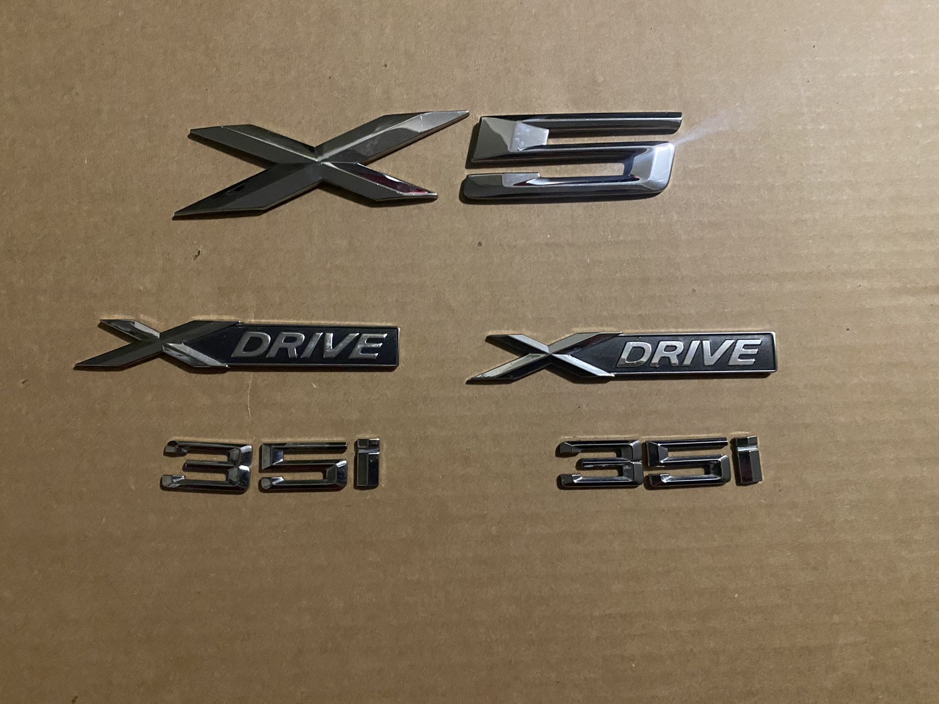 BMW E70 X5 Emblem Badges