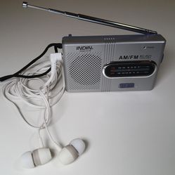 INDIN AM/FM  Pocket Radio with Headphone