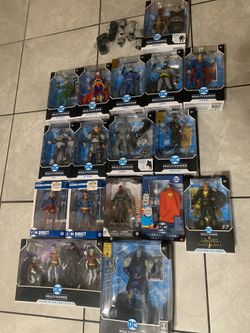 McFarlane Dc Multiverse Lot 21 Figures Total Superman/bane/robin And More