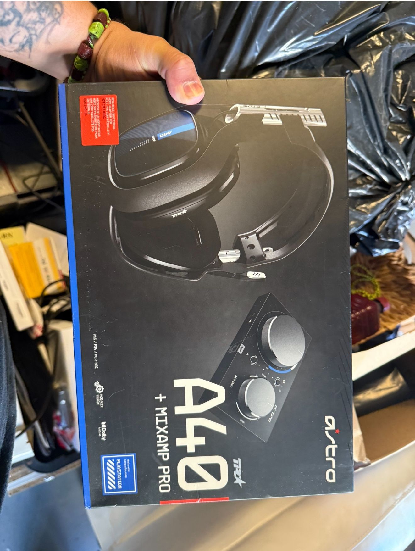 Logitech G ASTRO Gaming A40 + MixAmp Pro Gaming Headset MixAmp Audio Equipment