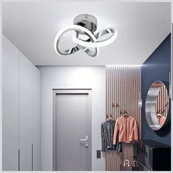 Acrylic Modern LED Ceiling Light Fixtures Cool White 6000K