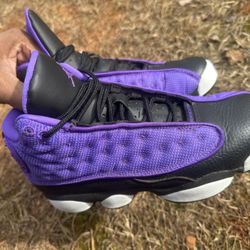 Purple Black Jordan’s 