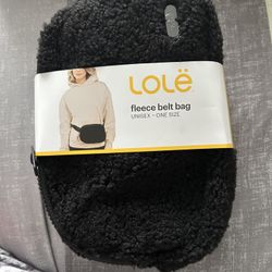 LOLE Fleece Belt Bag Unisex