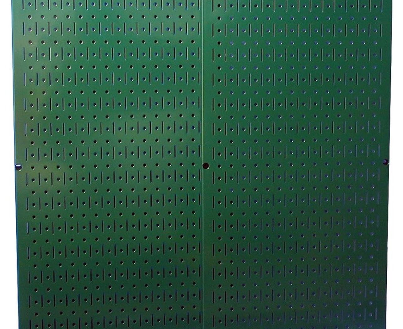 Green Metal Pegboard
