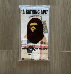White Burberry bape shirt