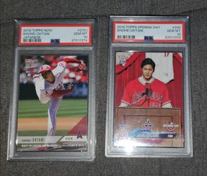 shohei ohtani rc card psa10 only opening day #200  available