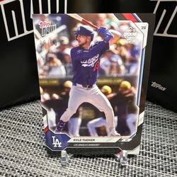 2026 Topps Now OD-279 Kyle Tucker Road to Opening Day Black Foil /10 LA Dodgers